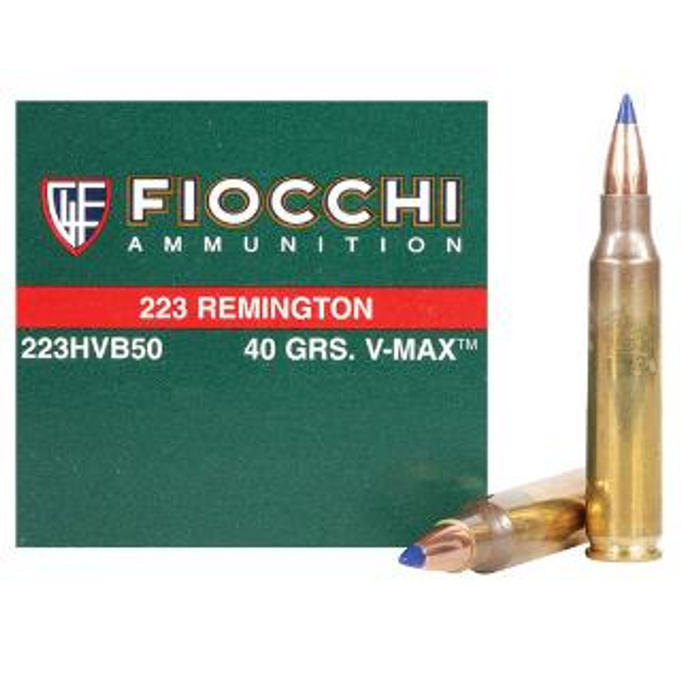 Fiocchi .223 Remington 40 Grain V-MAX 50rds/Box