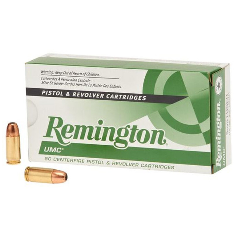 Remington UMC 9mm JHP 115 Grain 50rds/Box
