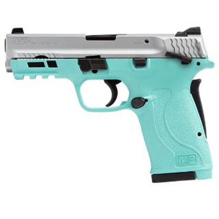 Smith & Wesson M&P Shield EZ 380ACP 3.6" Bbl 8Rd Turquoise w/Silver Slide