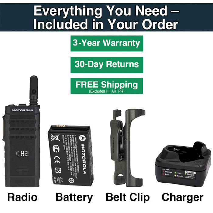 Motorola SL300-VD VHF Two-Way Radio | TechWholesale