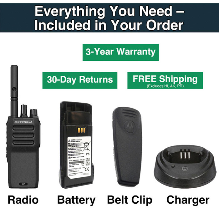 Motorola MOTOTRBO R2-UA UHF Digital Two-Way Radio | TechWholesale
