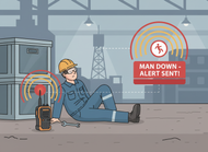 Man Down Feature: Two-Way Radios for Lone Workers
