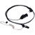 Kenwood KHS-8BL Two-Wire palm mic w/ earbud (black) For: TK-3230 TK-2400/3400/300, NX-P1200/P1300/240/340 radios