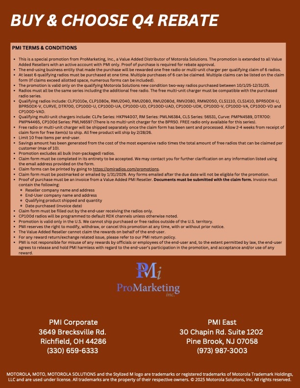 Promotion Terms