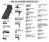 AR15 Classic Mil-Spec Lower Parts Kit (LPK)