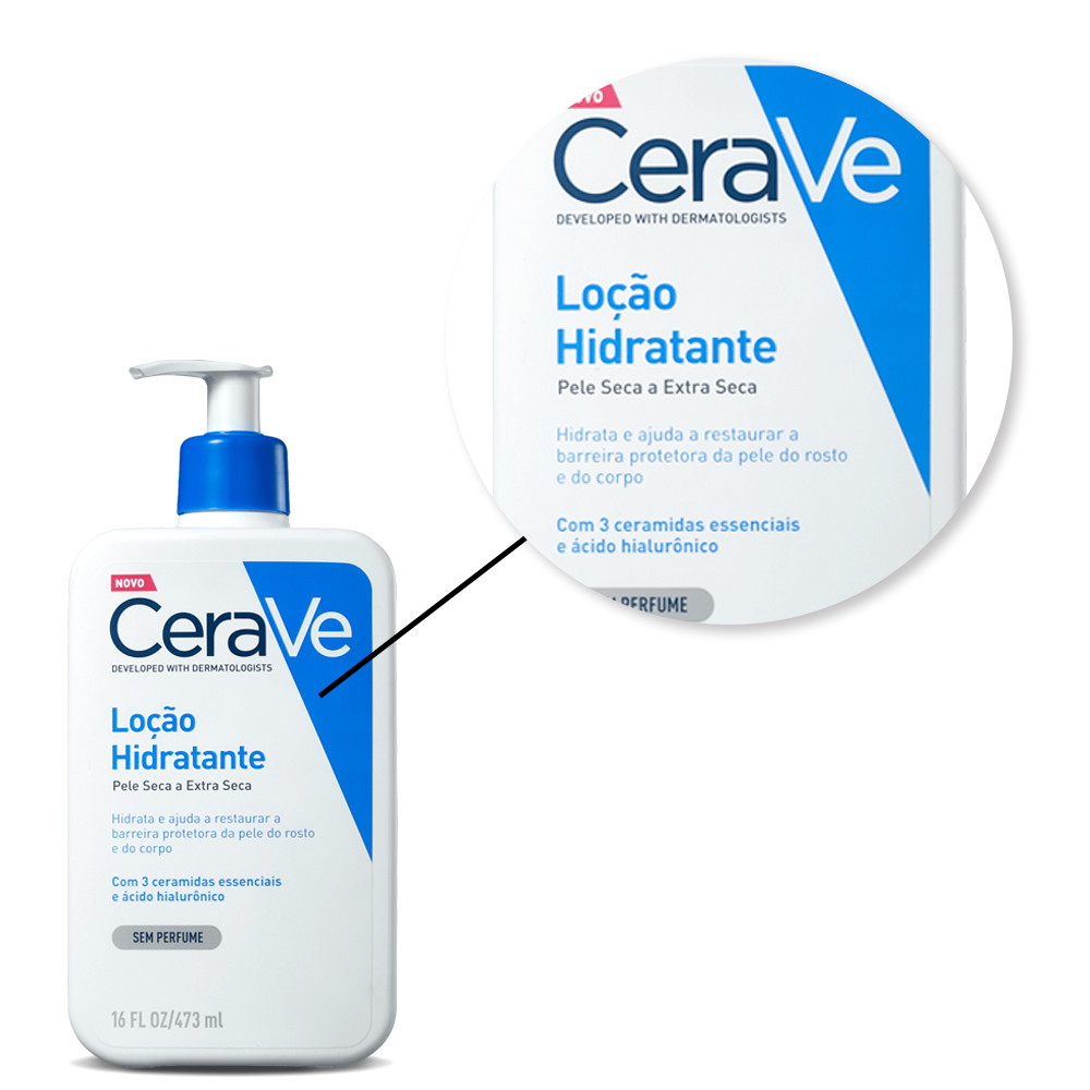 CeraVe Moisturizing Lotion Face Body Hyaluronic Acid Dry and Extra