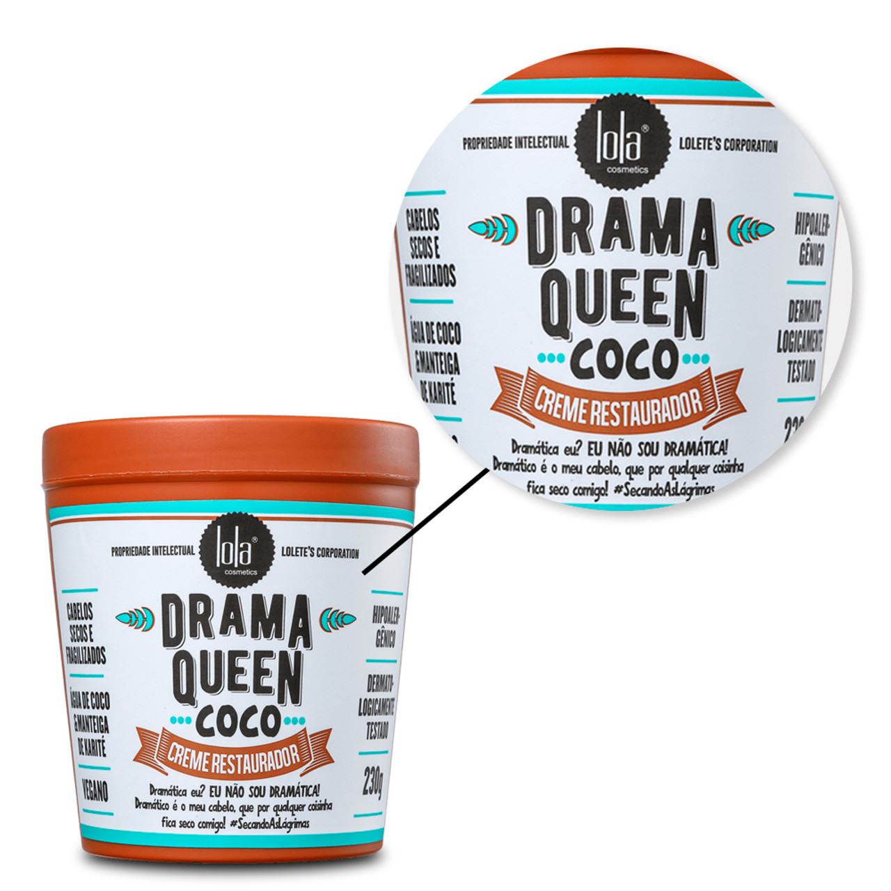 Lola Cosmects Drama Queen Kit 2x250ml/2x8.45 fl.oz Shampoo Conditioner and  Repair Cream 230g/7.77 oz