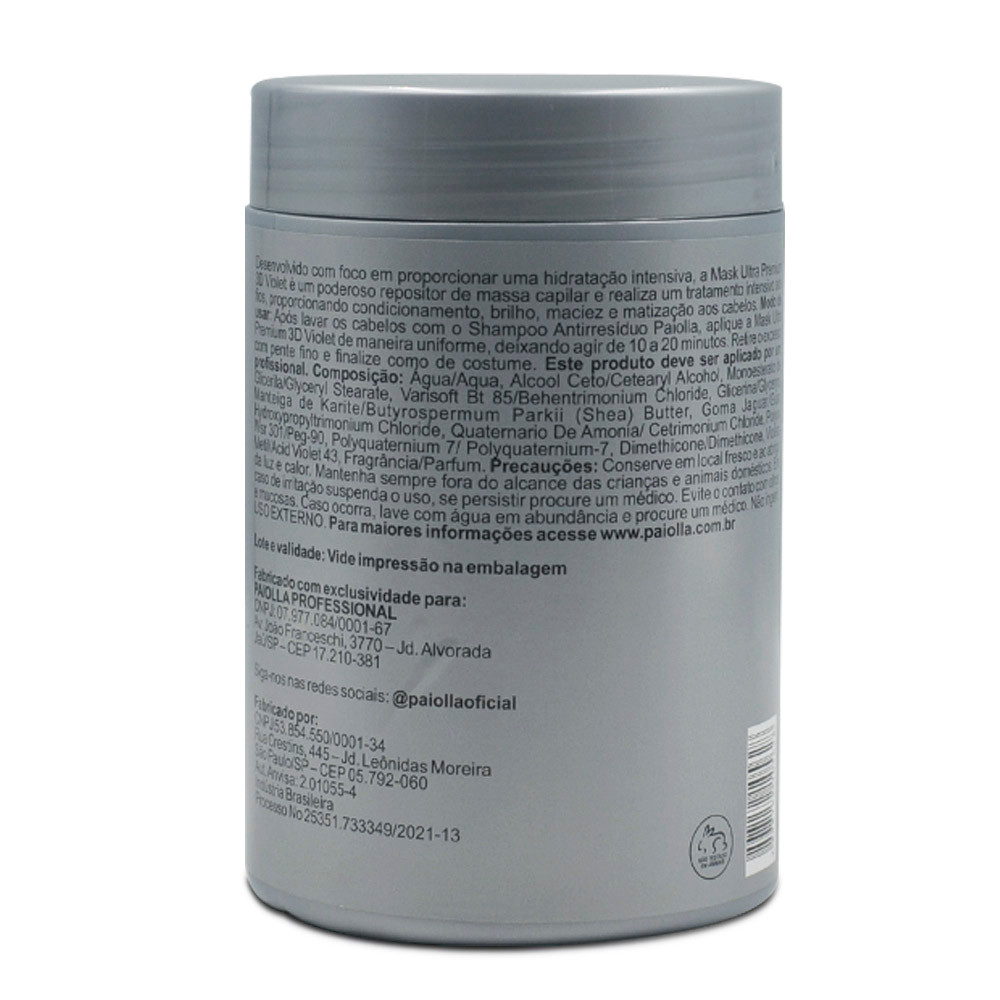 Paiolla Professional Violet Botox Sealing 3d 7 in 1 1000g/35.27 oz