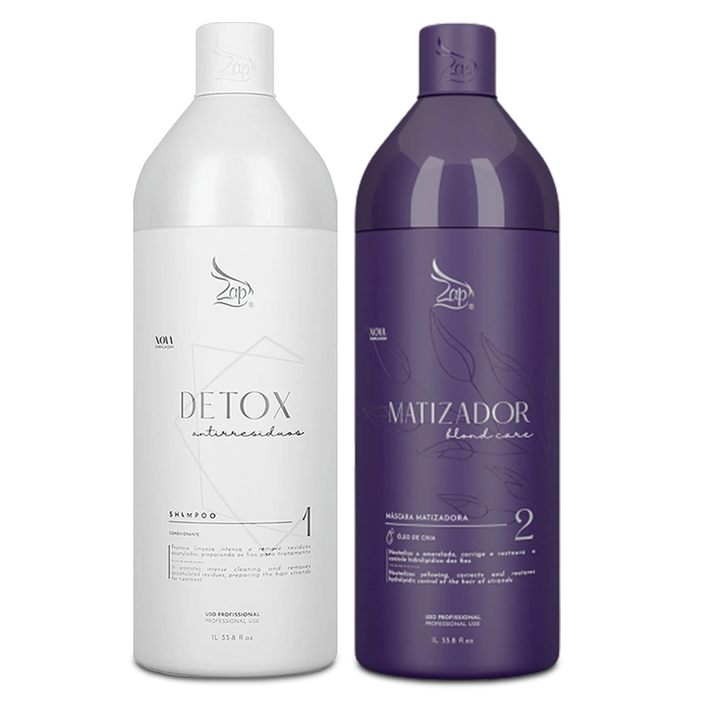 Kit Zap Cosméticos Blond Care 2x1000ml/2x33.81 fl.oz