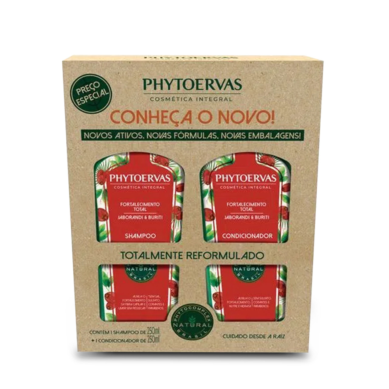 Phytoervas Hair Fibers Strengthening Kit Shampoo + Conditioner  2x250ml/2x8.5 fl.oz