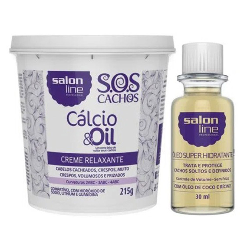 Salon Line S.O.S Curls Calcium & Oil Complete Treatment Kit