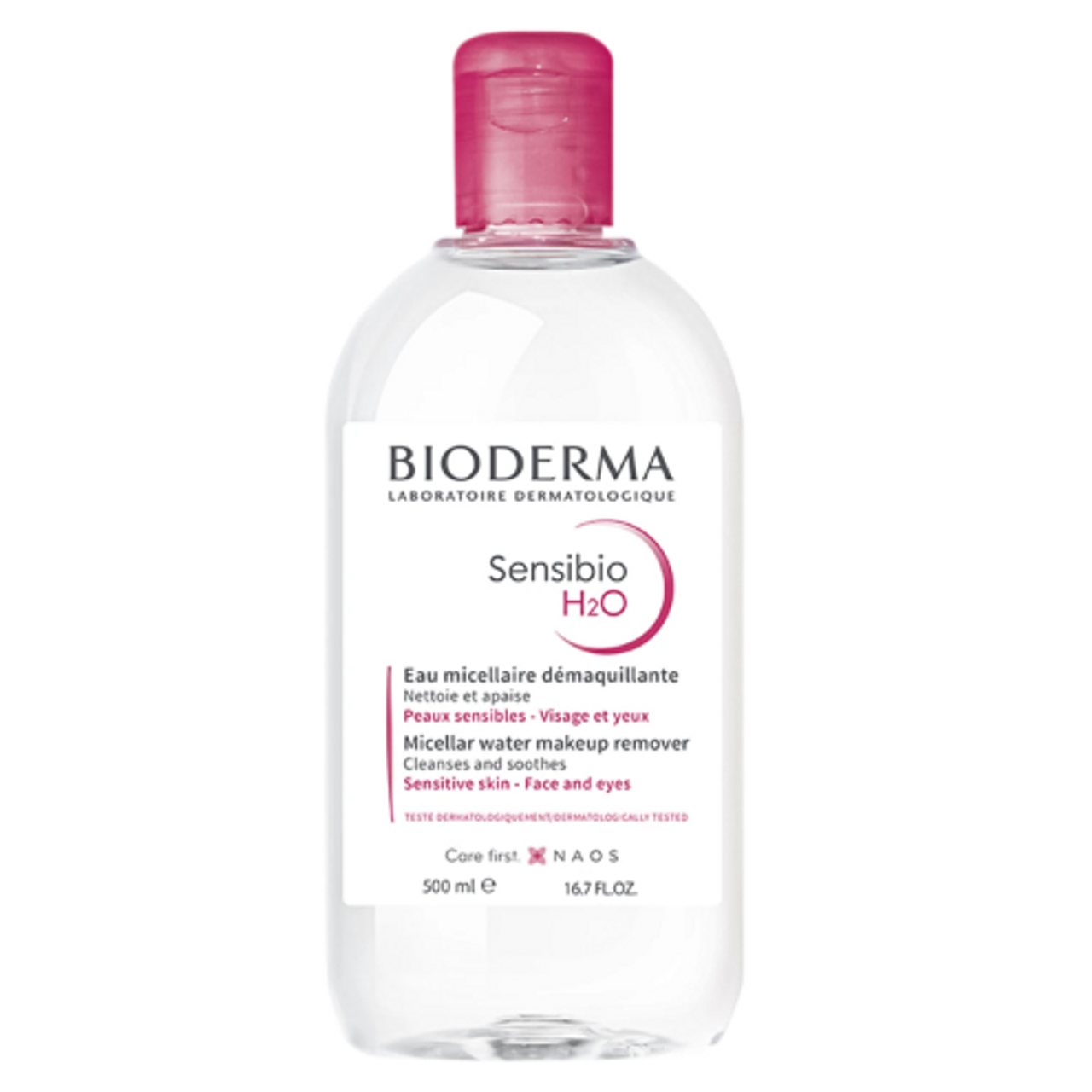 Bioderma Sensibio Foaming Gel Foaming Cleanser & Makeup Remover, 500 ml
