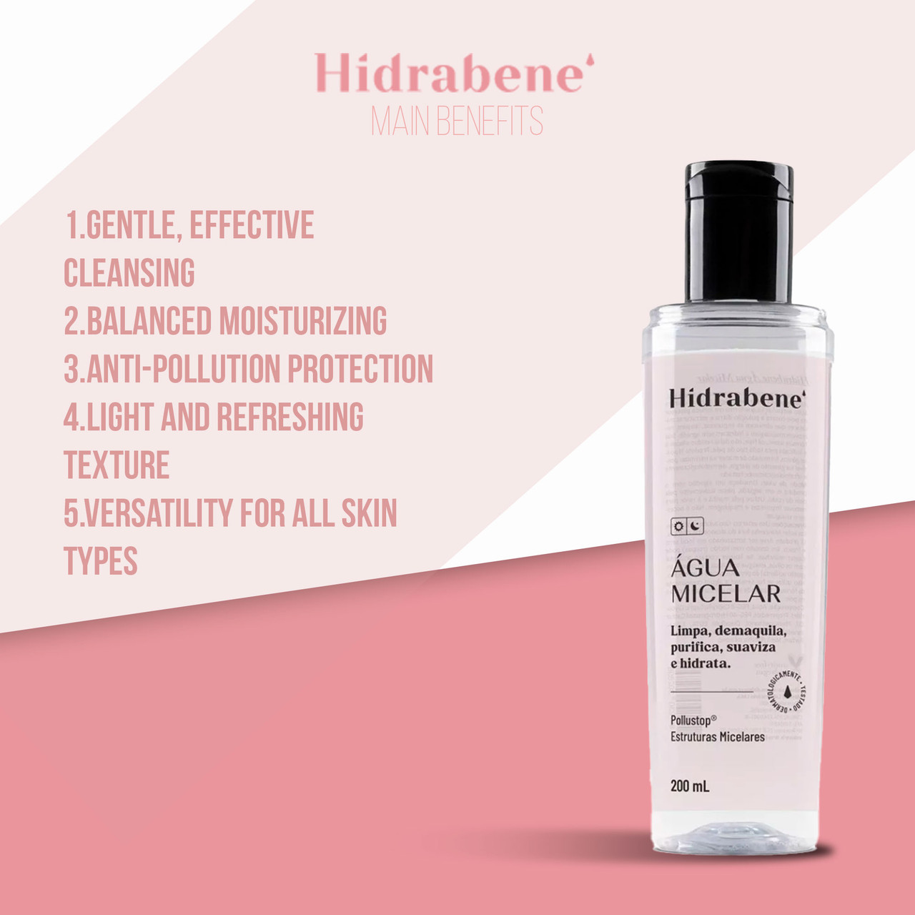 Hidrabene Micellar Facial Cleansing Water 200ml/6.76fl.oz