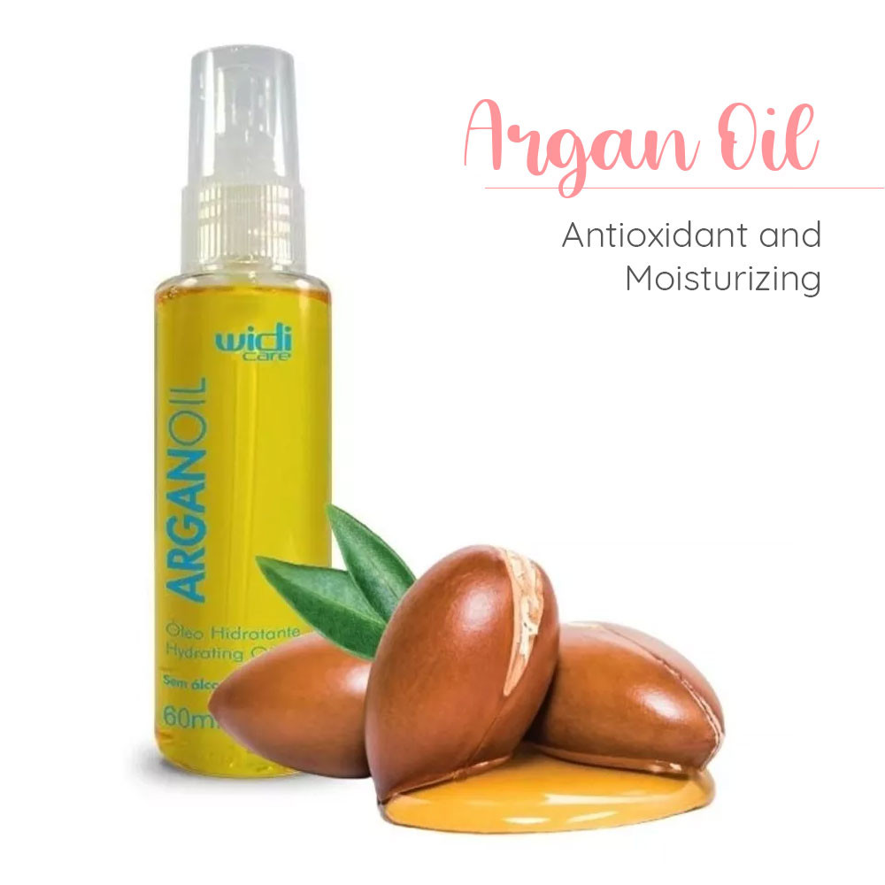 Widi Care Argan Oil Moisturizing Hair Oil 60ml/2.02 fl.oz - Brazil