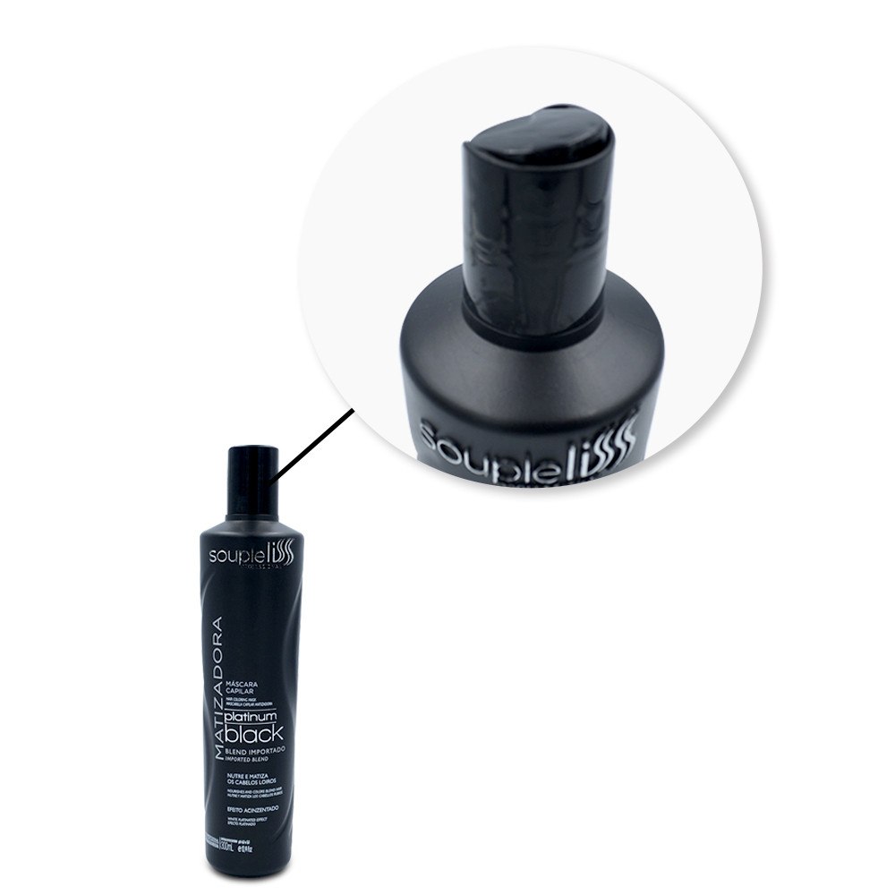 Soupleliss Matizer Mask Platinum Black Máscara Matizadora Hair