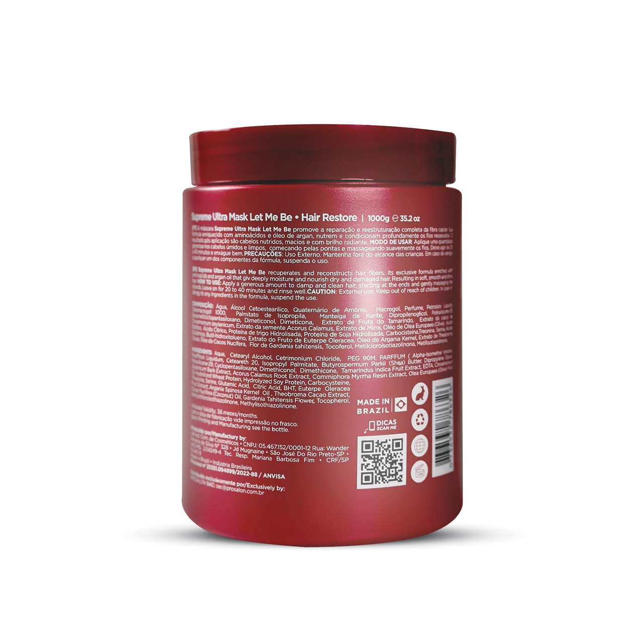 Let Me Be Mask Btox Supreme Ultra Mask Hair Restore Complete