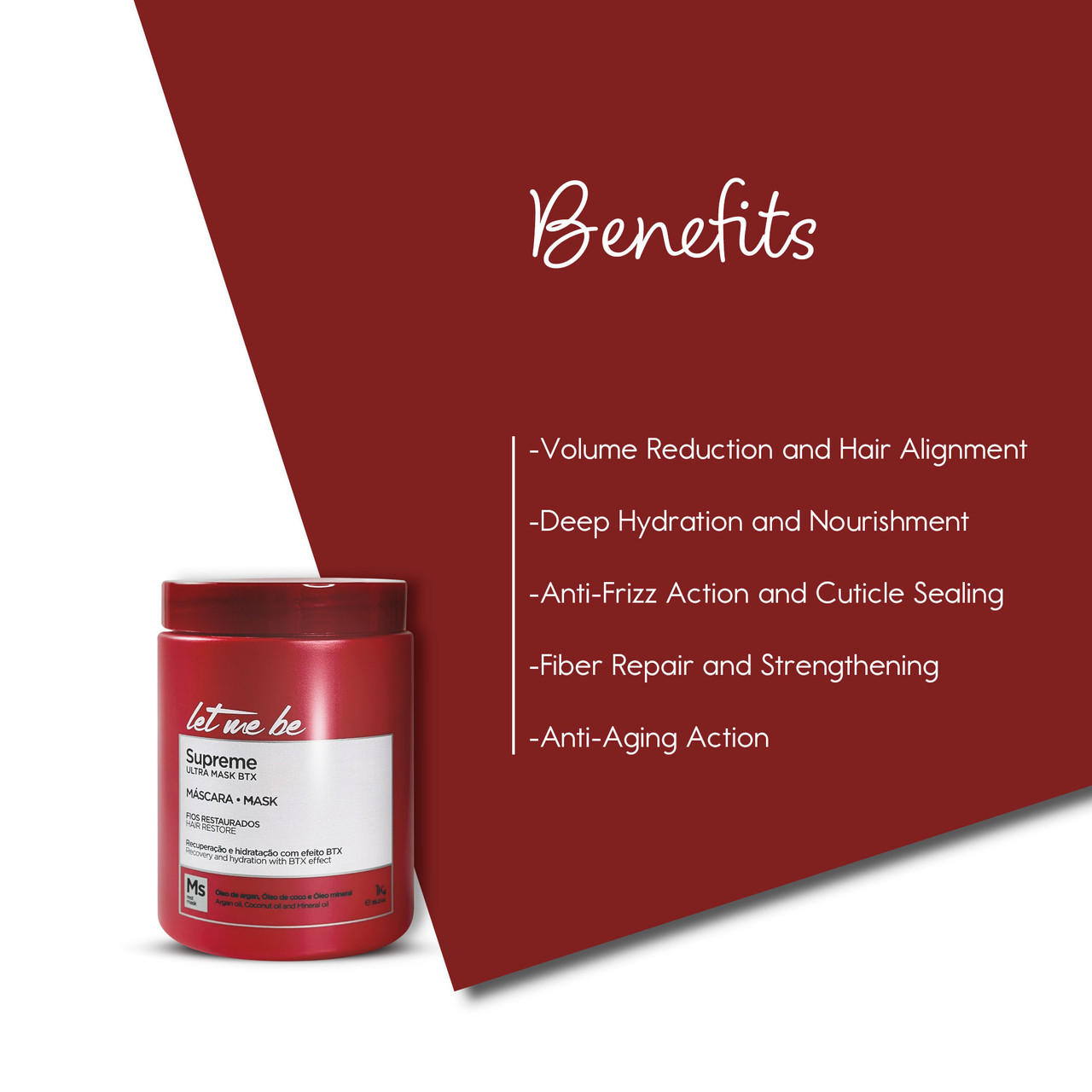 Let Me Be Mask Btox Supreme Ultra Mask Hair Restore Complete