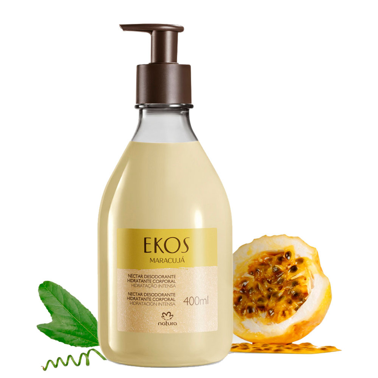 Natura Hidratante Corporal Ekos Maracujá Passion Fruit Moisturizing  Deodorant Intense Hydration - Brazil-Keratin