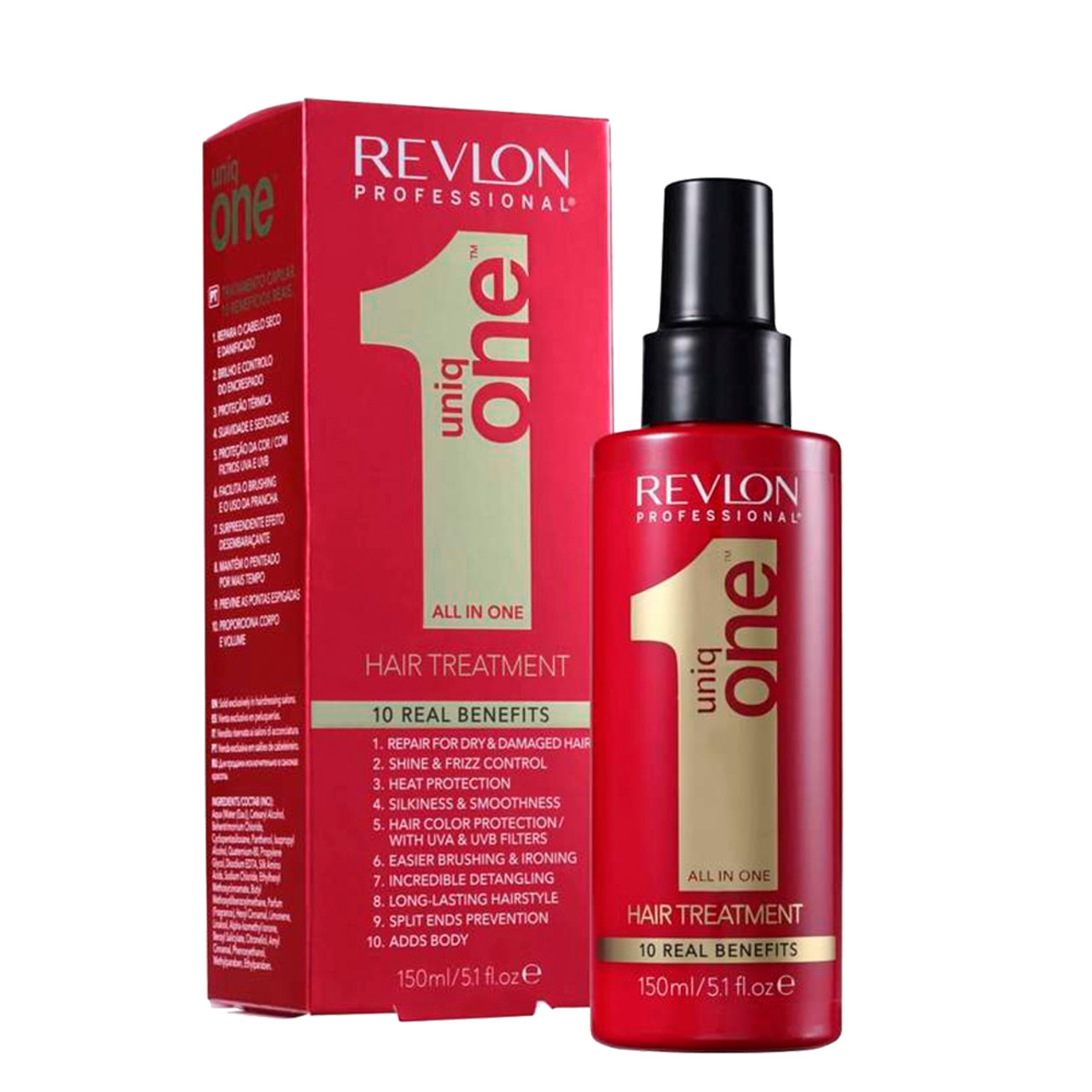 Hair Treatment Uniq One Spray 10 Benefits Hydration Hair Care 150ml/5.1fl.oz -