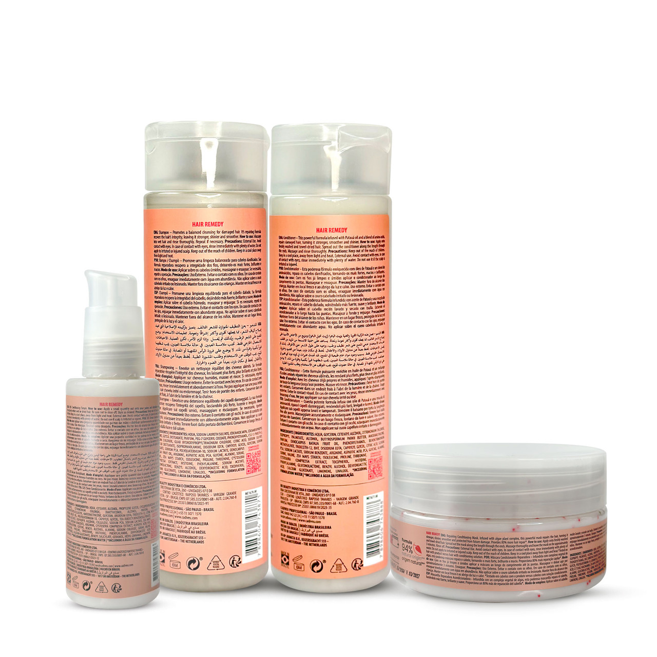 Kit Cadiveu Home Care Leave-in Hair Remedy Complete Hydration SOS
