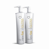 New Fox Gloss Progressive Brush Antifrizz Smoothes and Hydrates 2x1L/2x33.8 fl.oz
