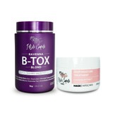 Kit I Belli Capelli Ravenna B-tox Blond 1kg/35.2 oz and Venice Mask Mandioca Hydration 250g/8.8 oz