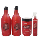 Kit Onixx Post Progressive Shampoo, Conditioner, Mask and Fluid Kit 4x1000ml/4x33.81 fl.oz