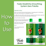 Kit Fada Madrinha Smoothing System Zero Formaldehyde Paiolla Hair Realignment 2x1L/2x33.8 fl. oz