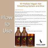 Kit Prolisse Vegan Hair Smoothing System 2x1L/2x33.8 fl.oz and Organic Btox 1kg/35.2 oz