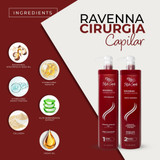Kit I Belli Capelli Ravenna Cirurgia Capilar Keratin Smoothing System 2x1L/2x33.8 fl.oz