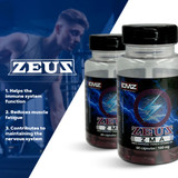Zeus Sport Nutrition Food Supplement ZMA 60 Capsules
