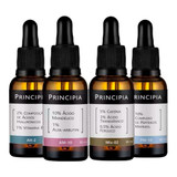 Principia kit 4 Serums - Hyaluronic, Mandelic, Matrixyl Peptides, and MIX-02