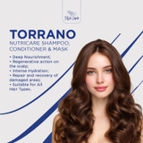 Torrano NutriCare Kit – Shampoo, Conditioner 2x10.1fl oz and Mask 300g/8.81 oz
