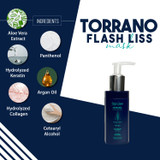 I Belli Capelli Torrano Flash Liss Organic Mask No Processing Time 120 ml / 4.06 fl. oz.