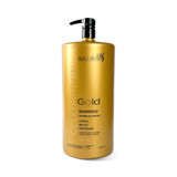 Soupleliss Shampoo Gold Celebration Deep Cleansing Professional Use Hair Care 2.5L/84.53fl.oz