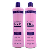 Kit Plástica dos Fios Shampoo Conditioner Straight Hair Hydration Hair Care 2x1litro/2x33.81fl.oz