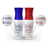 Kit Portier Progressive Exclusive Straight Aligned Smoothing Hair Care 2x250ml/2x8.45fl.oz