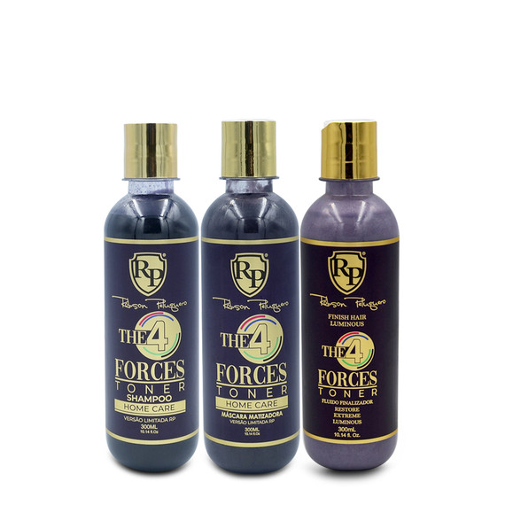 Robson Peluquero 4 Forces Home Care Tinting Toner 2x300ml/2x10.14 fl.oz + Luminous Hair Finisher 250ml/8