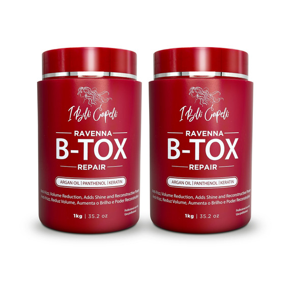 I Belli Capelli Ravenna B-tox Repair Mask Hair Rejuvenation Anti-frizz 2x1kg/2x35.02 oz