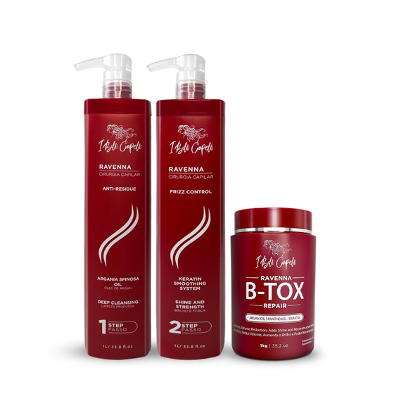 I Belli Capelli Ravenna Intense Hair Surgery Kit + Btox Repair Mask