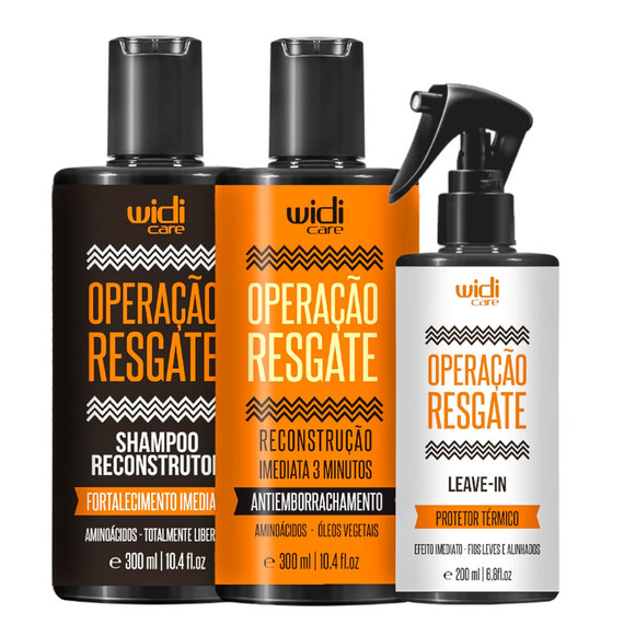 Kit Widi Care Operation Rescue Shampoo, Leave-in and Anti-Bruising