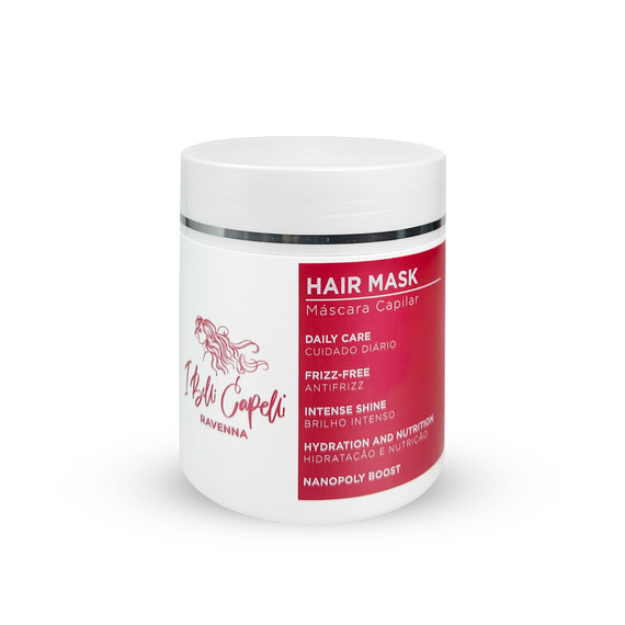 I Belli Capelli Ravenna Daily Care Hair Mask with Aloe Vera Deep Hydration & Nourishment 16.9 fl.oz I Belli Capelli Ravenna Daily Care Hair Mask with Aloe Vera Deep Hydration & Nourishment 16.9 fl.oz