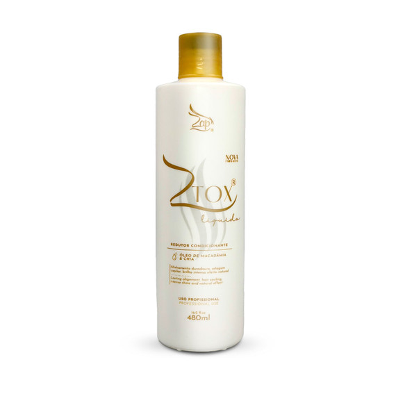 Zap Ztox Liquid Btox Hair Conditioning Reducing Liquid Btox Natural Effect 480ml/16.2fl.oz