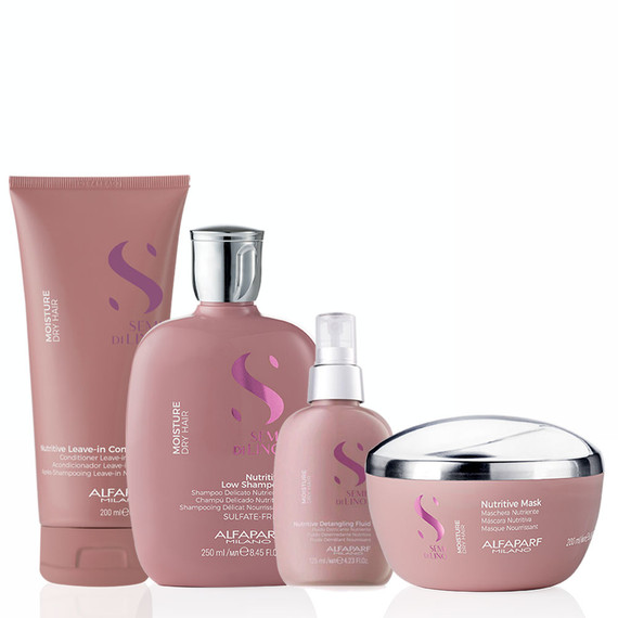 Alfaparf Milano Semi Di LINO Moisture Dry Hair Nutritive Kit Home Care Complete Alfaparf Milano Semi Di LINO Moisture Dry Hair Nutritive Kit Home Care Complete