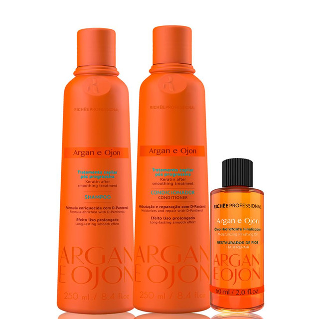 Richée Professional Argan e Ojon kit Natural (3 Produtos) Richée Professional Argan e Ojon kit Natural (3 Produtos)