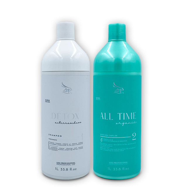 Zap All Time Progressive Organic Long-lasting Straightening 2x1L/2x33.8fl.oz Zap All Time Progressive Organic Long-lasting Straightening 2x1L/2x33.8fl.oz