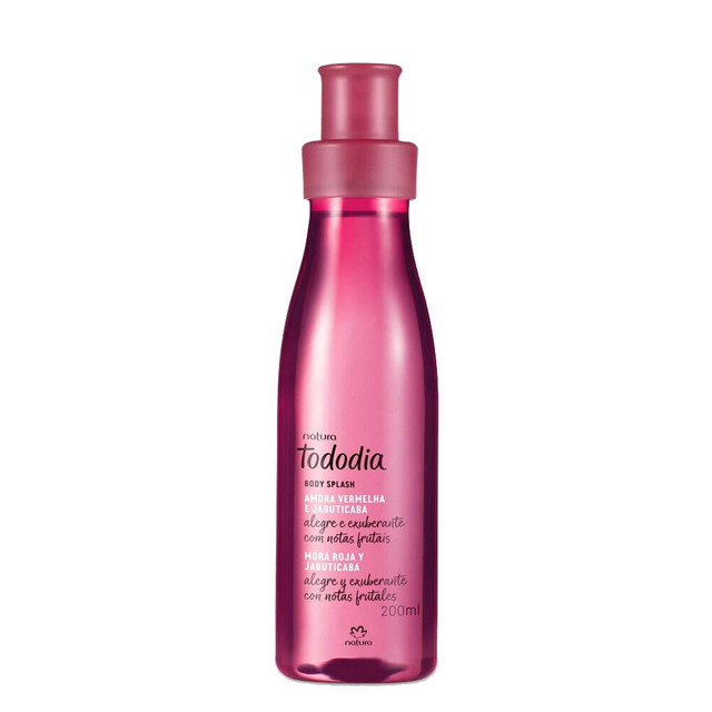 Natura TodoDia Deodorant Cologne Body Splash Amora Vermelha e Jabuticaba