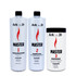 Kit Ark Line Smoothing System Master Shmapoo + Hair Treatment 2x1L/2x35.2 fl.oz and Nutritive Mask 1kg/35.2 fl.oz
