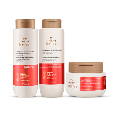 Natura Lumina Hair Loss Control and Growth Kit Shampoo +