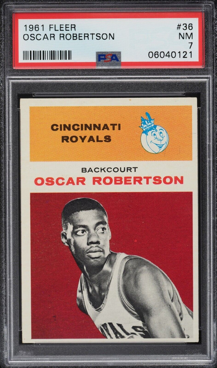 A look at Oscar Robertson basketball cards
